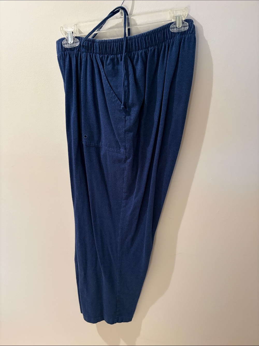 Cathy Daniels Navy Elastic-Waist Pull-On Trousers
